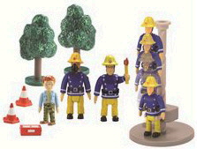herstel vloot erts Brandweerman Sam - Uitbreidingsset (Figuurtjes & Accessoires) | FS 03607  Fireman Sam Value Figure Pack