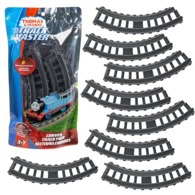 Bochten (Uitbreidingsset/8 delig - Track Pack Assortment) - (Thomas Revolution/Motor, Road & Rail Serie)) TM-GGM04