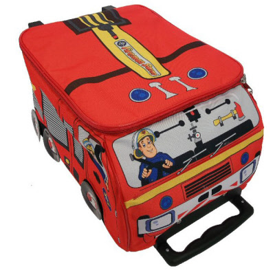 Brandweerman Sam Deluxe Koffer/Trolley met Jupiter | FS-Fireman Sam Novelty Case (TM1023)