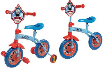 boycot Resultaat Productie Thomas de Trein 10 inch kinderfiets (Mijn eerste fiets) (2 in 1 fiets - ook  te gebruiken als loopfiets) | TT fiets