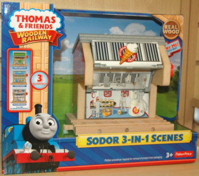 Karakteriseren Kraan Denk vooruit Sodor 3-in-1 Scenes (Thomas Wooden Railway) | TH Y9000