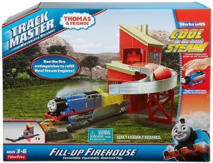 Doe herleven gijzelaar Viva Fill-up Firehouse (brandweerkazerne) - Fiery Rescue Train Speelset (Thomas  & Friends Trackmaster Revolution/Motor, Road & Rail Serie) | TM FBK48